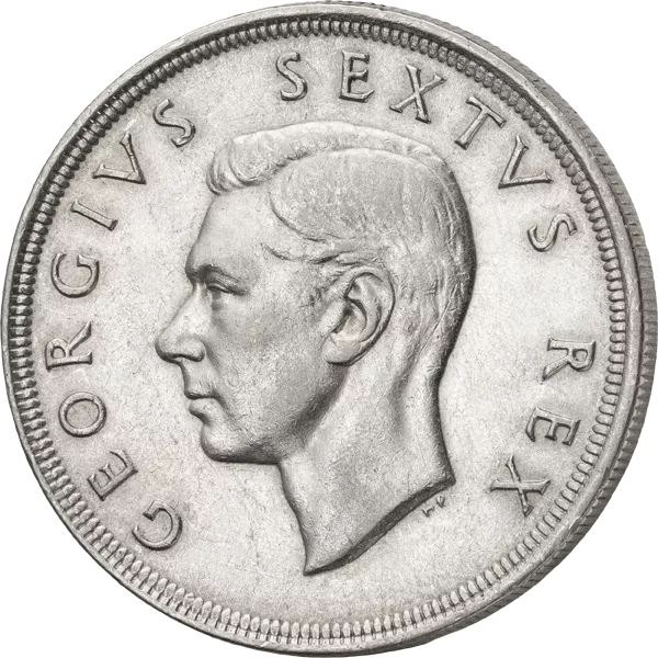 5 Schilling Südafrika King Georg VI - Springbock 1951