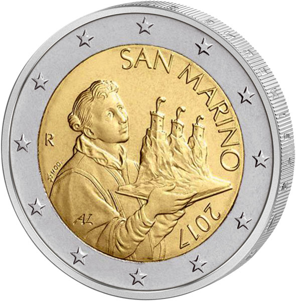 Euro-Kursmünzensatz San Marino 2017