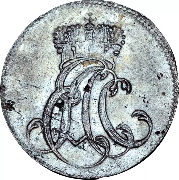 6 Pfennig Sachsen-Weimar-Eisenach Herzog Ernst August Constantin 1756-1759