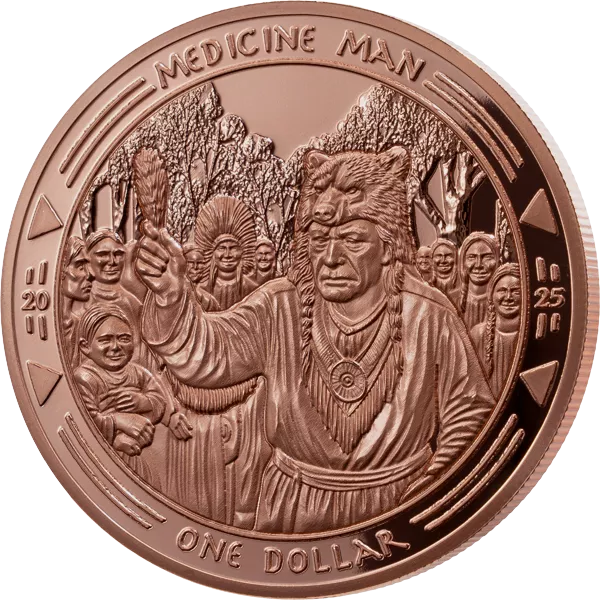 1 Dollar Oglala-Lakota-Siuox Legacy of Sioux - Medicine Man 2025