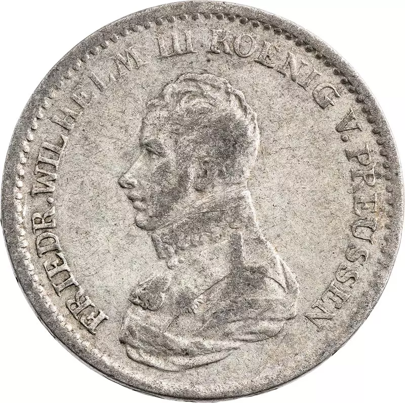 4 Groschen Preußen König Friedrich Wilhelm III. 1816 - 1818