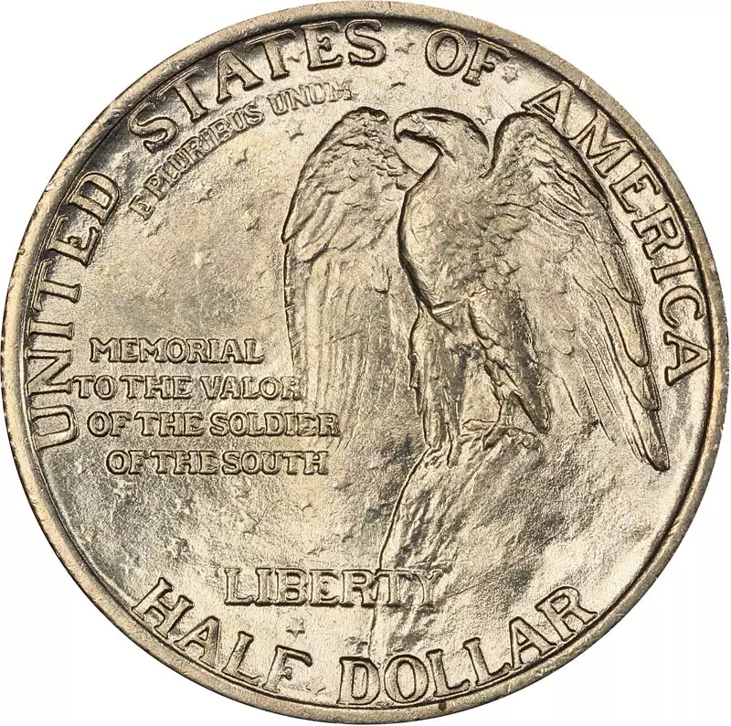 1/2 Dollar USA Südstaaten Armee Denkmal von Stone Mountain 1925