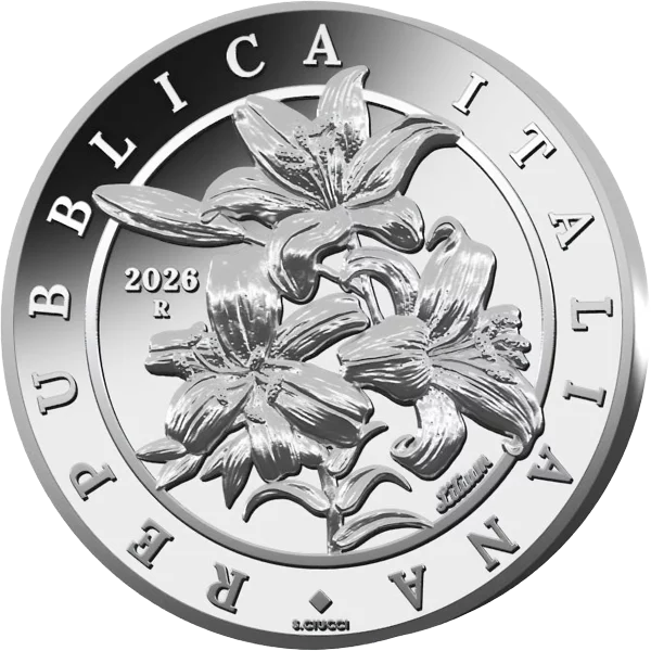 0,25 Euro Italien Flora und Fauna - Die Lilie 2026