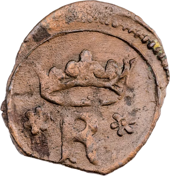 1 Kipper-Kupferpfennig Regenstein König Friedrich Ulrich von Braunschweig-Wolfenbüttel 1621