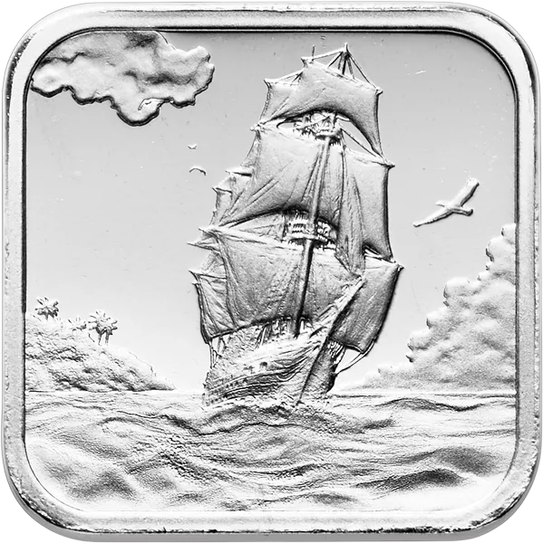 40 x 1/2 Unze Square Coin Bars Ascension Island Schiff 2026