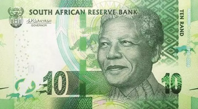 10 Rand Südafrika Banknote Nelson Mandela 2013-2016