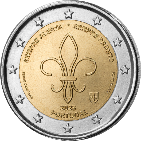2 Euro Numisbrief Portugal 16. Weltpfadfindertag in Portugal 2025