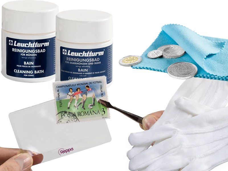 Zubehör-Set Münz-Reinigung und -Pflege