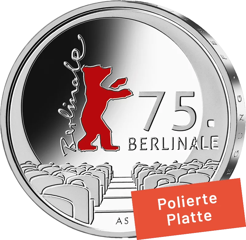 20 Euro BRD 75. Berlinale 2025 Polierte Platte