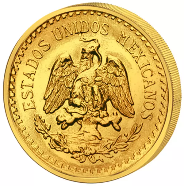 2 Pesos Mexiko Staatswappen 1920-1945