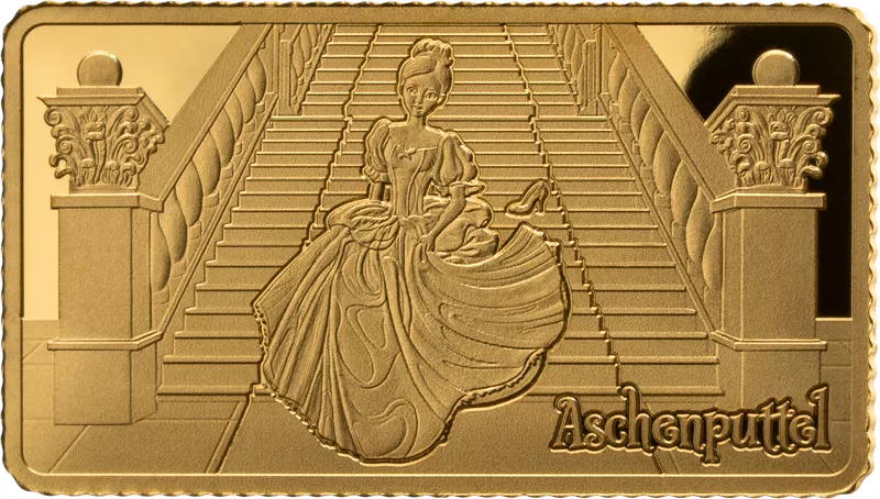 Goldbarren Goldener Märchenzauber - Aschenputtel 2025