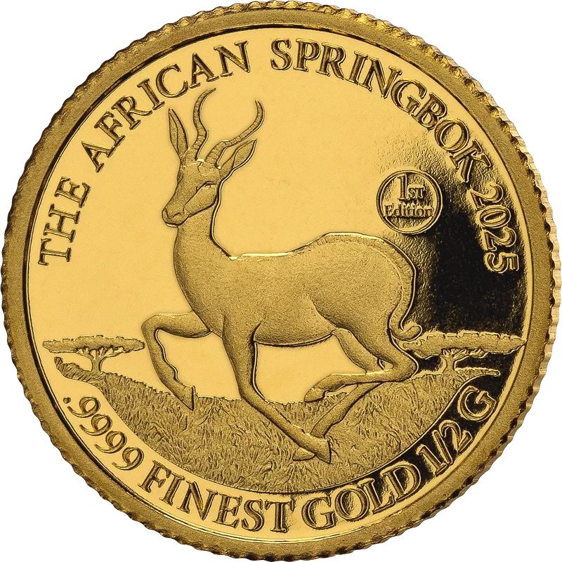 25 Francs Burundi First Strike Edition Springbock 2025