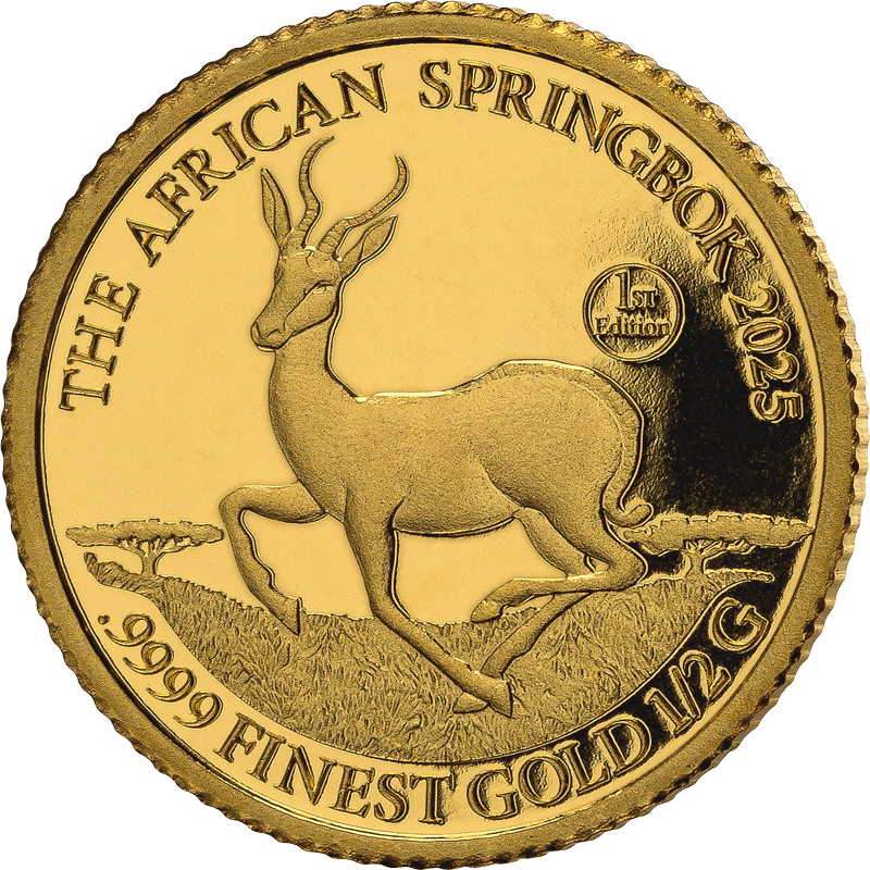 25 Francs Burundi First Strike Edition Springbock 2025
