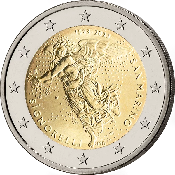 2 Euro Numisbrief San Marino 500. Todestag Luca Signorelli 2023