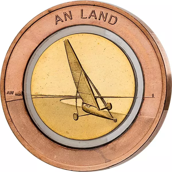 10 Euro BRD An Land mit Goldveredelung 2020
