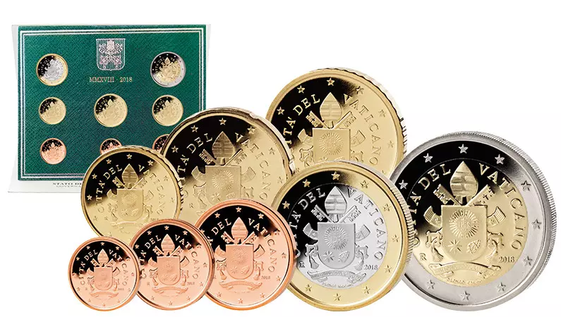 Euro-Kursmünzensatz Vatikan 2018