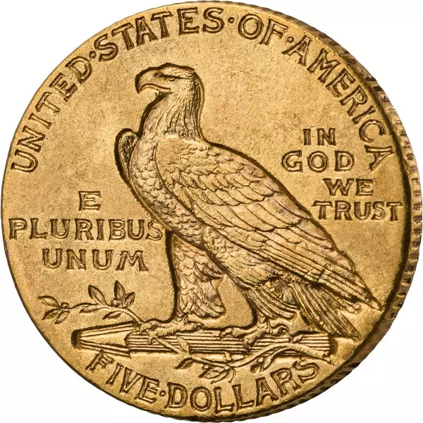 5 Dollars USA Indianerkopf 1908-1929