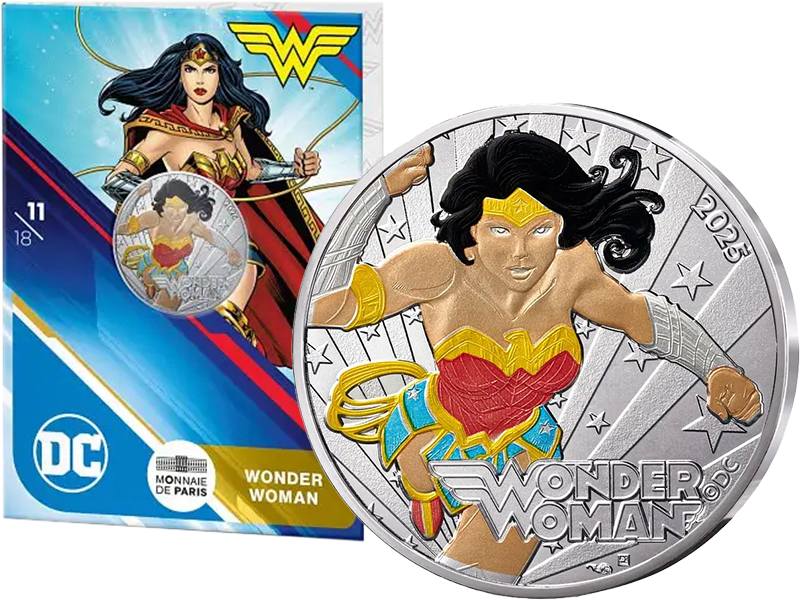10 Euro Frankreich Wonder Woman 2025