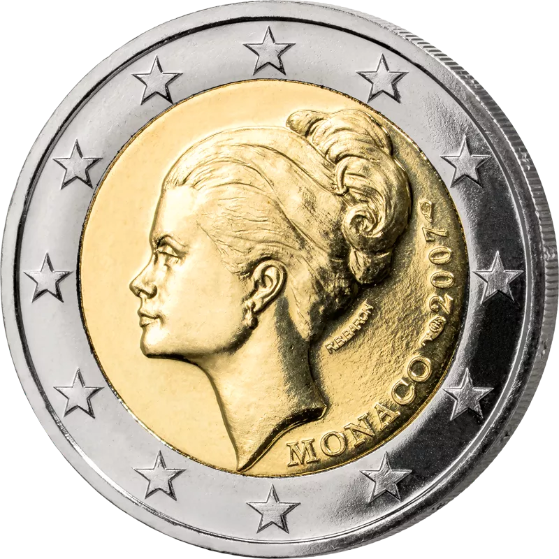 2 Euro Monaco 25. Todestag Grace Kelly 2007