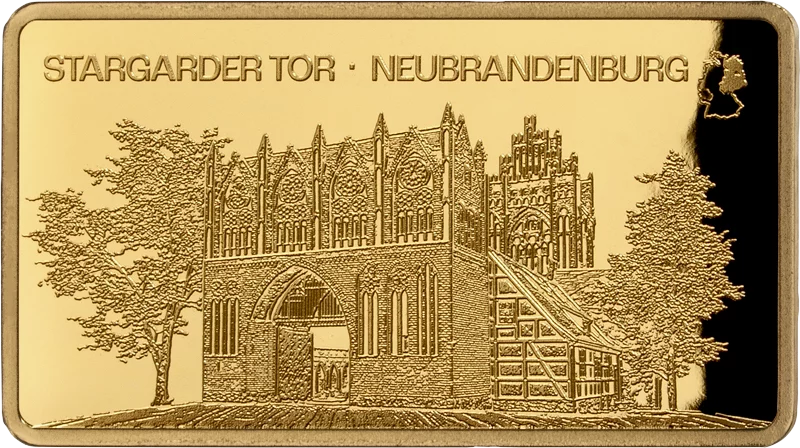 50 Tala Samoa Goldbarren DDR 15 Bezirke - Neubrandenburg Treptower Tor 2026