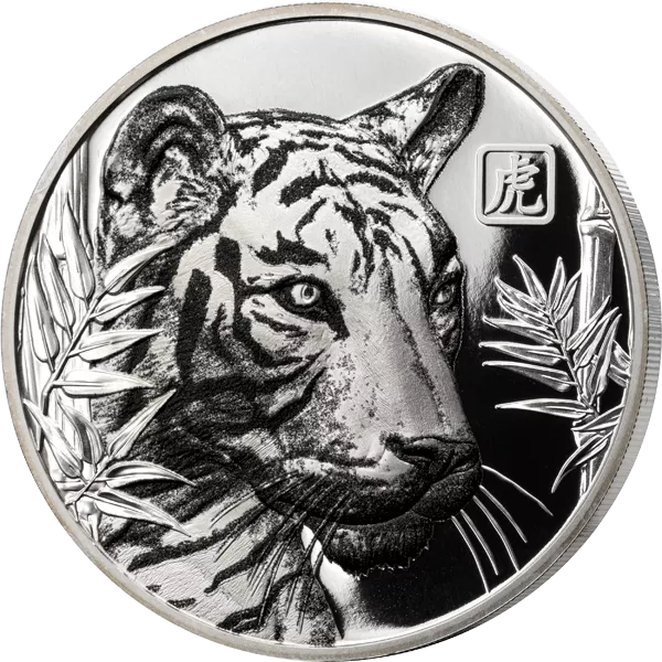 1 Dollar Niue White Tiger 2022