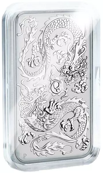 ULTRA Perfect Fit-Kapsel für 1 Unze Silber Dragon Rectangular