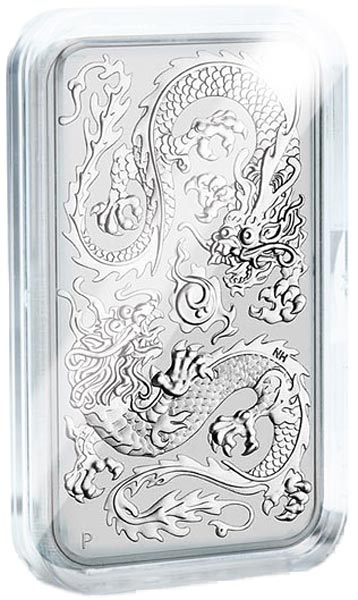 ULTRA Perfect Fit-Kapsel für 1 Unze Silber Dragon Rectangular, Kunststoff