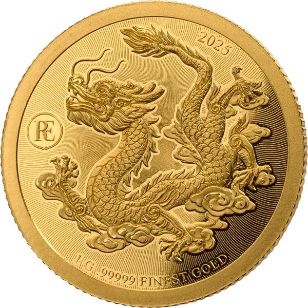 1.000 Francs CFA Gabun Chinese Dragon 2025