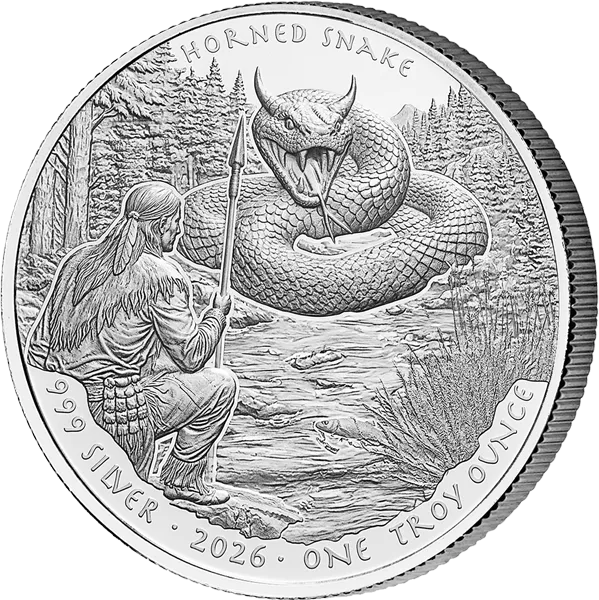 1 Dollar USA Horned Snake 2026