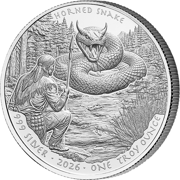 1 Dollar USA Horned Snake 2026