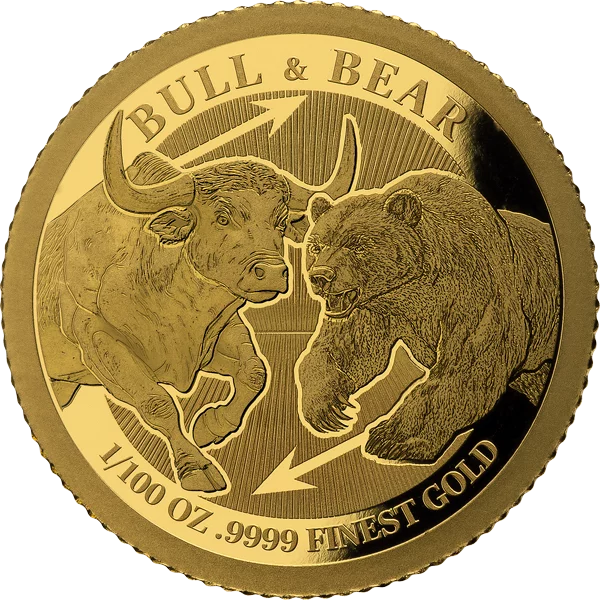 1.000 Francs Gabun Bulle und Bär 2025