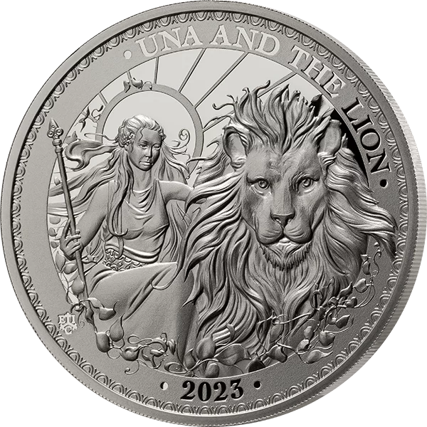 1 Pound St. Helena Una and the Lion 2023