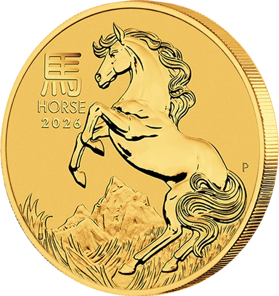 1/20 Unze Gold Australien Jahr des Pferdes 2026