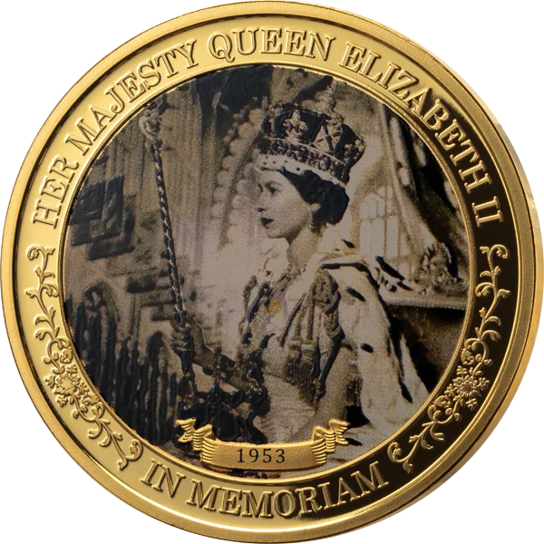 1/4 Dollar Barbados Krönung 1953  Queen Elizabeth II. 2022