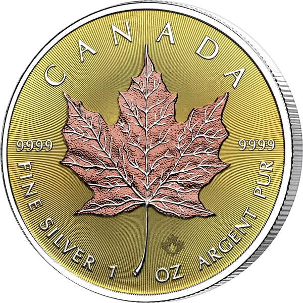 5 Dollars Kanada Maple Leaf 2025 Triple Gold Edition