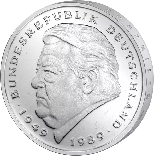 59 x 2 DM BRD Franz Josef Strauß 1990-2001