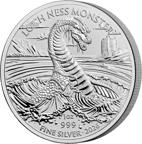 1 Unze Silber Großbritannien Loch Ness Monster 2026