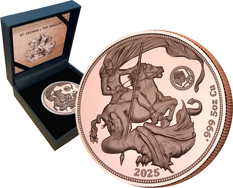 5 Cedis Ghana St. George and Dragon 2025