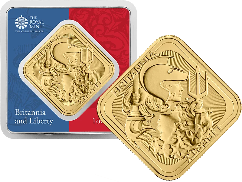 1 Unze Goldbarren Britannia and Liberty Bullion Bar