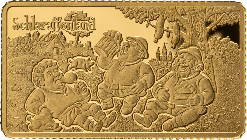 Goldbarren Goldener Märchenzauber - Schlaraffenland 2025