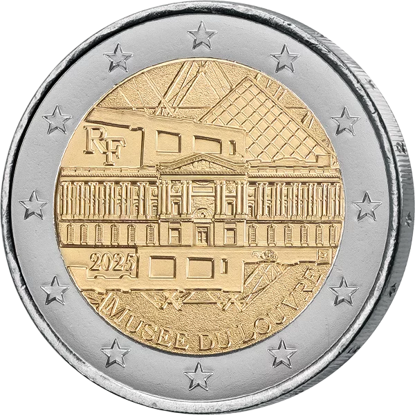 2 Euro Frankreich Louvre-Museum 2025 in der Coin Card Venus von Milo