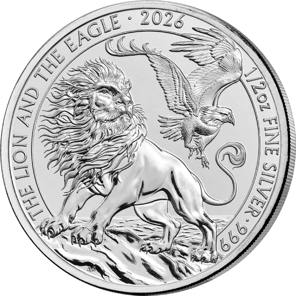 1/2 Unze Silber Großbritannien Lion and The Eagle 2026