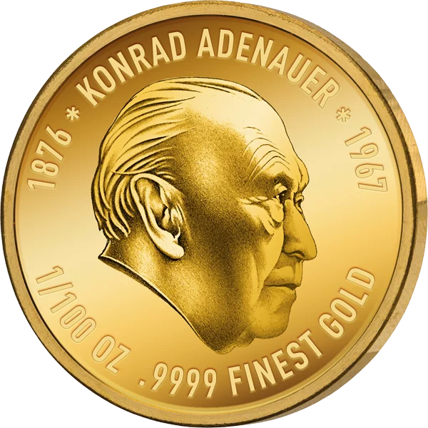 100 Francs Elfenbeinküste 150. Geburtstag Konrad Adenauer 2026