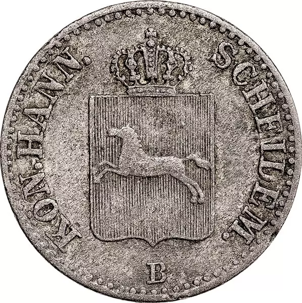 6 Pfennig Hannover König Ernst August 1843-1846