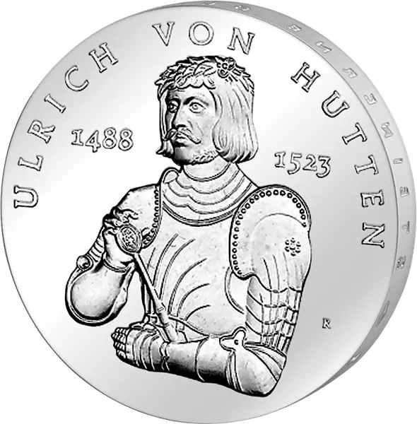 10 Mark DDR Ulrich von Hutten 1988 Stempelglanz