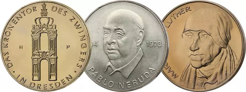 3 x Gedenkmedaille 1967, 1973, 1967