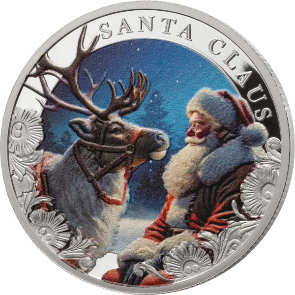 2.000 Francs Kamerun Santa Claus and Rudolf 2024