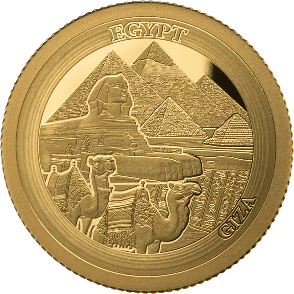 1.000 Francs Gabun Golden Globetrotter - Kairo 2026