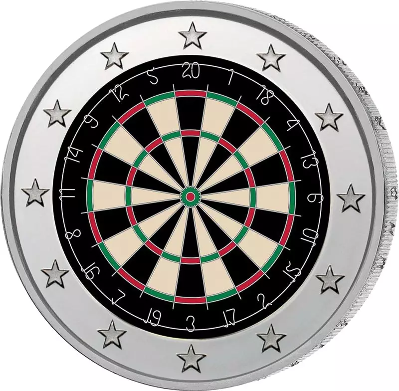 2-Euro-Künstlerausgabe Darts