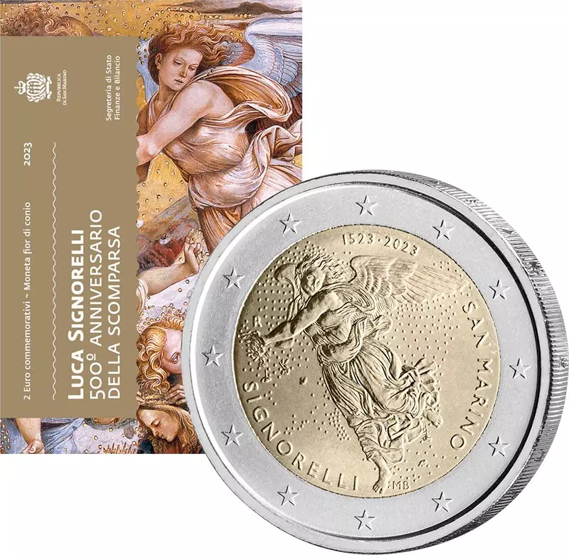 2 Euro San Marino 500. Todestag von Luca Signorelli 2023